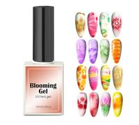 Gel Effet Fleur | 15ml Effets Floraux Dispersés,Décoration D'Ongles à Séchage Rapide Longue Durée Pour Femmes