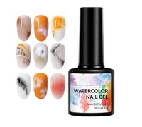 Gel en floraison - 7 ml de gel en floraison de l'ongle | Vernis à ongles en en | Impression à aquarelle trempage de à ongles, effets de propagation peinture de ongles art, accessoire