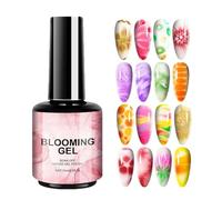 Gel en floraison des ongles, vernis à gel en fleurs 15 ml de vernis à | Gel de base de ongles, durable pour petite amie, femme, amie, sœur, fille