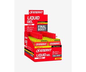Gel énergétique Enervit Liquid Gel avec caféine 60 ml saveur citron 18 unités