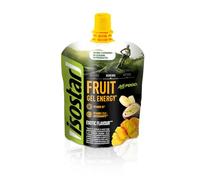 Gel énergétique pratique pour efforts intenses, ISOSTAR Actifood saveur exotique, gourde de 45g - Lot de 4