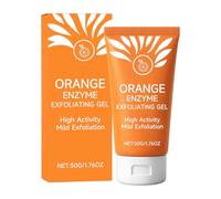 Gel Exfoliant À L'orange - 50 G, Exfoliant Hydratant Nettoyant En Profondeur Pour Le Visage | Gel Exfoliantt Purifiant Pour Laisser Votre Teint Rafraîchi Et Éclatant