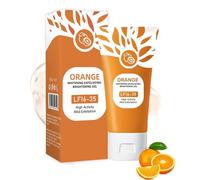 Gel Exfoliant Aux Enzymes D'orange,Gel Exfoliant Bio Pour Le Visage Et Le Corps,Orange éxfoliant Visage,éxfoliant Hydratant Nettoyant En Profondeur Pour Visagé Pour Tous Les Types De Peau (1PC, 50g)