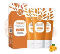 Gel Exfoliant Aux Enzymes D'orange,Gel Exfoliant Bio Pour Le Visage Et Le Corps,Orange éxfoliant Visage,éxfoliant Hydratant Nettoyant En Profondeur Pour Visagé Pour Tous Les Types De Peau (3PC, 50g)