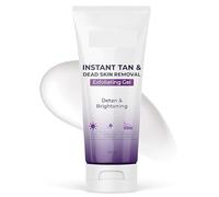 Gel exfoliant bronzant à action rapide, élimine visiblement le bronzage, exfolie en quelques minutes et laisse la peau lisse et éclatante.