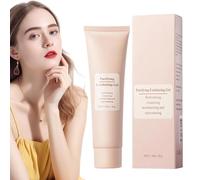Gel exfoliant - Clarification du visage moussant Lavage | Purification de la crème pour la peau grasse et combinée | Gel 50G Discuit de la peau morte CARE PORES | Exfoliant facial pour les fem