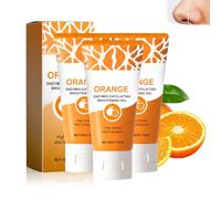 Gel Exfoliant Doux à L'Orange Pour Le Visage Et Le Corps, Gommage Visage à La Vitamine C, Nettoyant En Profondeur Et Hydratant, Convient à Tous Les Types De Peau (3 PCS)