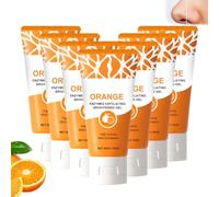 Gel Exfoliant Doux à L'Orange Pour Le Visage Et Le Corps, Gommage Visage à La Vitamine C, Nettoyant En Profondeur Et Hydratant, Convient à Tous Les Types De Peau (7 PCS)