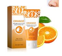 Gel Exfoliant Doux à L'Orange Pour Le Visage Et Le Corps, Gommage Visage à La Vitamine C, Nettoyant En Profondeur Et Hydratant, Convient à Tous Les Types De Peau (1 PCS)