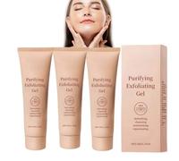 Gel exfoliant doux multi-action - Éclaircissant, blanchissant (taches sombres), peau lisse | Gommage corps & visage, éliminateur de points blancs, hydratant (3)