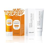 Gel Exfoliant Naturel à l'orange 100 g + 345 Relief Cream 50 g | Soin Exfoliant et Hydratant Doux | Nettoyant,Hydratant et Réparateur | Pour une Peau Lisse et éclatante