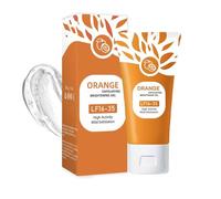 Gel Exfoliant Orange Naturel,50g Orange Exfoliant Gel Nettoyant Pour le Visage et Corps,Gels Gommage Visages et Corps Peau Sensible,Gels gommant éclaircissant Pour Femme