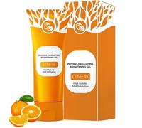 Gel Exfoliant Orange Pour Le Visage,Gel Exfoliant Orange,Gelee Eclaircissante Gommage,Gommage Visage Aux Enzymes Purifiante,Nettoyage En Profondeur,Réduire Les Points Noirs & Pores Dilatés (1PC, 50g)