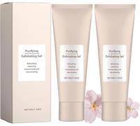 Gel exfoliant purifiant, gommage visage et corps, nettoyant et hydratant en profondeur, formule douce pour révéler votre beauté naturelle sans effort, pour tous types de peau