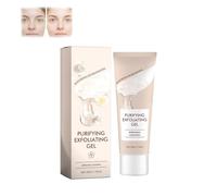 Gel exfoliant Tanrewsis - Gommage visage hydratant et éclaircissant, Gel exfoliant purifiant pour un nettoyage en profondeur et un lissage, Hydratant et rajeunissant pour tous types de peau (1)