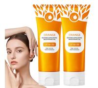 Gel exfoliante de naranja natural, Orange Exfoliant Gel,Gel Exfoliant Orange, gel blanqueador naranja brillante, nutre e hidrata, reduce las arrugas y elimina las manchas oscuras (2 unidades)