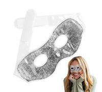 Gel Eye Cover, Cooling Ice Pack, 4.33in Eyes Dark Circles, Reusable Spa Bead Mask, Soothing Relief for Eye Strain Relaxation Sleep, Headache Relief