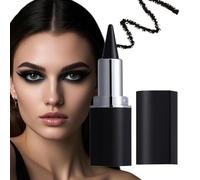 Gel Eye Liner Pencils, Black Smokey Eyeshadow Stick, Natural Gothic Makeup, Long-Lasting Smooth Application, For Halloween, Prom, Stage Performance, Safe & Easy To Apply, 2-Pack