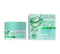 Gel facial hydratant et matifiant Eveline Cosmetics Organic Aloe + Collages, 50 ml