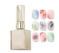 Gel Floraison Pour Ongles, Vernis Gel UV/LED 15ml à Dégradé Aquatique, Base Transparente Pour Ongles Naturels Idéale en Voyage et à l'Extérieur
