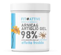 Gel Forte à l'Arnica 98% effet froid 550 ml avec Griffe du Diable, Vitamine E et Camphre, Gel de massage idéal pour les douleurs articulaires, 100% BIO Ingrédients Made in Italy - FITOATTIVI