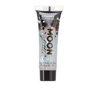 Gel Glitter Irisé pour le visage et le corps par Moon Glitter - 12ml - Blanc - Pailleté pour visage.