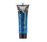 Gel Glitter Irisé pour le visage et le corps par Moon Glitter - 12ml - Blue - Pailleté pour visage.