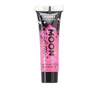 Gel Glitter Irisé pour le visage et le corps par Moon Glitter - 12ml - Rose - Pailleté pour visage.