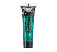 Gel Glitter Irisé pour le visage et le corps par Moon Glitter - 12ml - Vert - Pailleté pour visage.