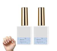 Gel gouttes de pluie 3D, gel 3D pour nail art, kit de finition pour nail art « gouttes d'eau », formule douce, transparent effet de rosée pour salon, à la maison (2pcs)
