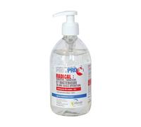 Gel hydroalcoolique virucide EN 14476 - flacon de 500ml avec pompe CELLANDE - 57510