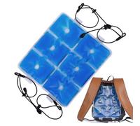 Gel Ice Pack, Soft Cold Pad, Adjustable Cooling Liner, Reusable Chill Pack, 9,65 x 8,66 x 0,39 pouces, Daily Sports Injury, Commute Travel Use, Home Workplace Student Hot Weather