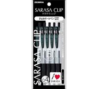 Gel Ink Ballpoint Clip 0.4 [Black] X 5 Pieces (Japan Import)