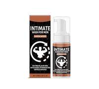 Gel intime masculin au bois de santal - 100 ml, rafraîchissant et doux, spécialement formulé pour les hommes dynamiques, pour une vitalité et une confiance accrues. pH équilibré, 100 ml