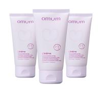 OMUM - L'Intime - Soin gel d'hygiène intime sans savon - Hydratant et apaisant, pour un microbiote sain - Enrichi en prébiotiques, biologique et vegan - Compatible grossesse et allaitement -150 ml x 3