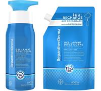 Gel Lavant Doux Corps-Cosmétique-Usage Quotidien-Peaux Sèches Et Sensibles-Nettoie Et Apaise En Douceur-Sans Savon-Eco-Recharge* + Flacon Pompe 400ml