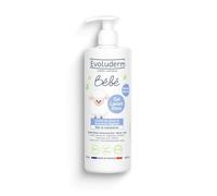 Gel Lavant Doux - EVOLUDERM - Bébé - 96% d'Ingrédients Naturels - 500ml - Végan