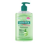 Gel lavant mains antibactérien hydratant Sanytol Aloe Vera thé vert BIO 250 ml