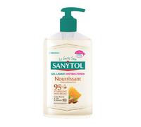 Gel lavant mains antibactérien nourrissant Sanytol lait d'amande BIO 250 ml