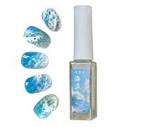 Gel liquide pour ongles, décoration de manucure avec effet marbre à diffusion de 7,5 ml | vernis semi-permanent décoratif, pour femmes, filles, soeurs, amies, salon, maison, voyage et extérieur