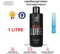Gel Lubrifiant Intime 1L - Base Eau - Hydratant Haute Performance - Usage Global