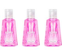 Gel Mains Nettoyant Flower Power (30ml X 3) - Utilisation En Déplacement - Ingrédients Naturels - Formule Douce Et Hydratante - Parfum Floral Envoûtant