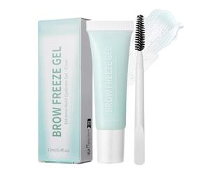 Gel Maquillage Sourcils, Colle Sourcils Naturelle, Gel 12Ml Résistant Séchage Rapide Naturel Résistant à l'Eau avec Applicateur pour Femmes Quotidien Soirée Mariage Voyage Fête Occasionnels