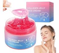 Gel Moisturizer for Face, 100ml Hydrating Cream Booster, Soothing Deep Hydration Lotion for Sensitive Skin Women Men Night Facial Beauty Travel