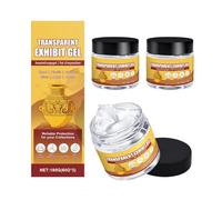 Gel musée - Gel transparent amovible, adhésif musée portable | 180 g réutilisable et sans résidus, parfait pour exposer et décorer le verre, la poterie, le métal, figurines, antiquités et