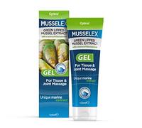 Gel MusselEx MusselEx, Naturel, Sans cruauté, Extrait de moule à lèvres vertes, Massage des tissus et articulations, 125 ml