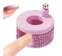 Gel Nail Magnet - Automatic 360 Degree Rotating, Magnetic Gel Nail Tool with Multi-Angle Swivel, Professional Cats Eye Wand, Manicure Salon Equipment, Daily Travel Beauty Kit for Art Design