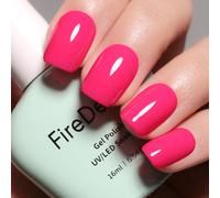 Gel Nail Polish,16ml Hot Pink Color Soak Off Uv Led Nail Gel Polish Spring Summer Nail Art Starter Manicure Salon Diy At Home 1pcs