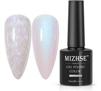 Gel Nail Polish White Shiny Pearl White Gel Nail Polish With Shell Wire 10ml X 1 Soak Off Uv Led Lamp