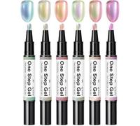 Gel Nail Polished Pens, Quick Drying No Wipe, Portable Long Wear Manicure | Gel Nail Polished Pens, Quick Drying Formula, No Wipe Finish, Portable Design, Long Wear Color for Easy At Home Nail Styling